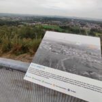 Balade au bois du cazier : point de vue sur Charleroi